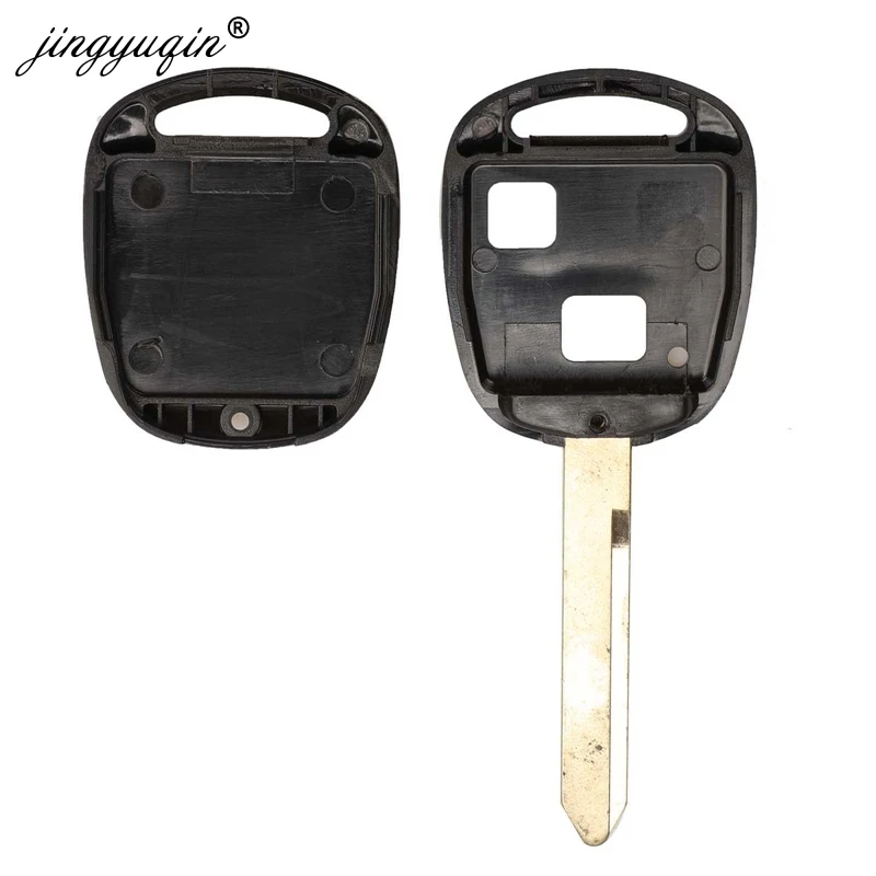 JINGYUQIN 10X 2BT TOY41/TOY43/TOY47/TOY48 REMOTE CAR KEY FOB CASE SHELL FOR TOYOTA CAMRY RAV4 COROLLA PRADO YARIS TARAGO