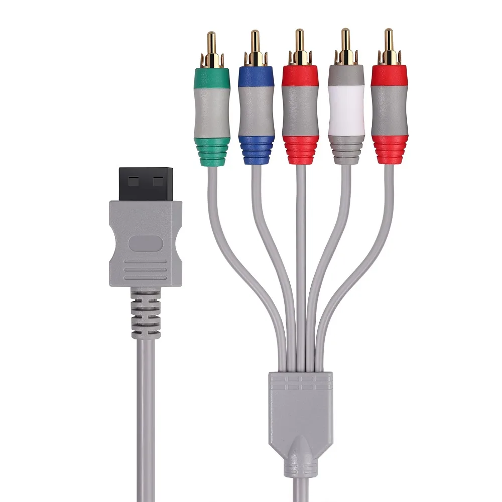 Proster для 6 футов компонентный аудио-видео кабель к HDTV/EDTV 480p 5 RCA видео RCA стерео аудио AV патч-корд для nintendo wii U