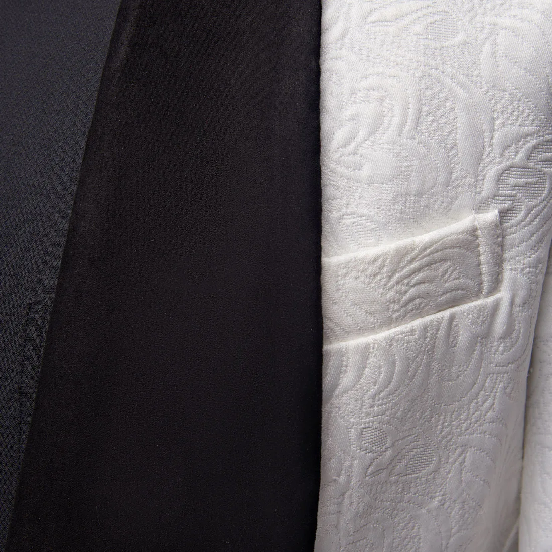 PYJTRL Мужская мода большой платок нагрудные 3 шт. комплект розовый красный синий белый черный свадебные костюмы жениха качество жаккард банкет смокинг