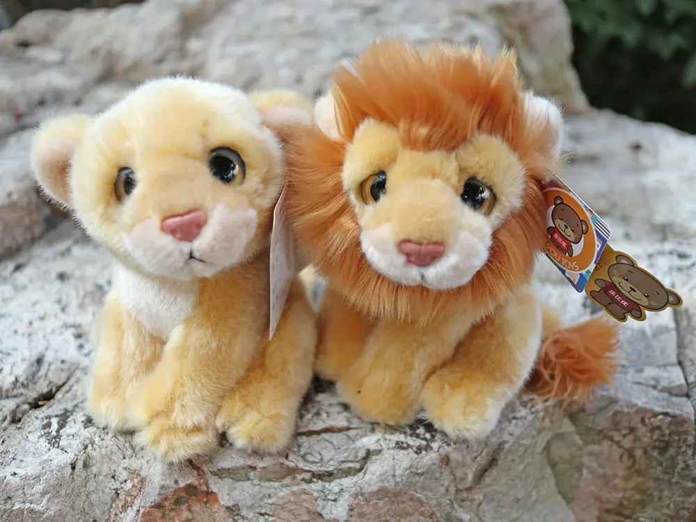 18cm Cute Lion Plush Toys Lioness Plush Dolls Simulation Stuffed Animal