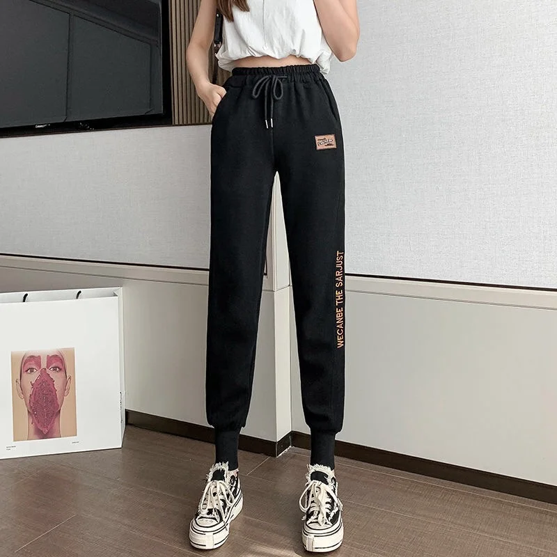 Sweatpants Women Baggy Harem Pant Women Cotton Harajuku Korean Fashion Sport Trousers Loose Pants Pantalon Pour Femme прохладный женщины loose винтаж женские брюки мода femme harajuku baggy джинсы женские брюки случайные смешные готические брюки летние джинсы