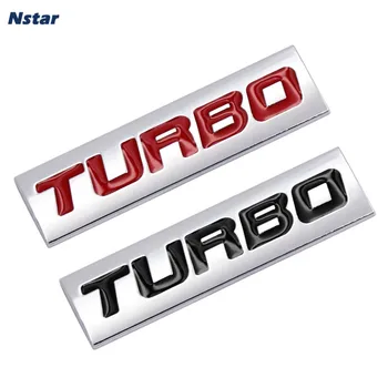 

Nstar 1pc TURBO Alloy Emblem Car Side Wing Fender Boot Trunk Badge Auto Styling Sticker Car Accessories 029