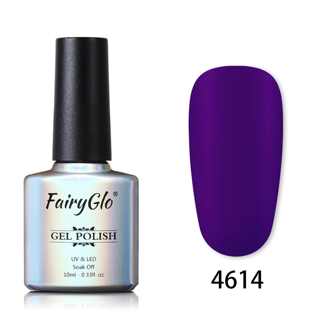 FairyGlo 10 мл матовый гель для ногтей one step ногтей замочить от УФ-светодиодный Полупостоянный для ногтей гелем нет необходимости базовое, топовое покрытие гибридные Лаки - Цвет: 4614