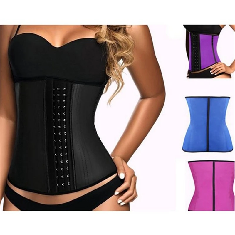 

Body Waist Belt Shaper for Women Sexy Shapewear Waist Trainer Cincher Latex Shaper Burning Slimming Waist Belt Corset Bustier