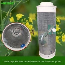 ОСА клетка с ловушкой большое пространство для ловли живого пчелы проволочная клетка наружная ловушка для пчел Садовые принадлежности Инструменты для пчеловодства