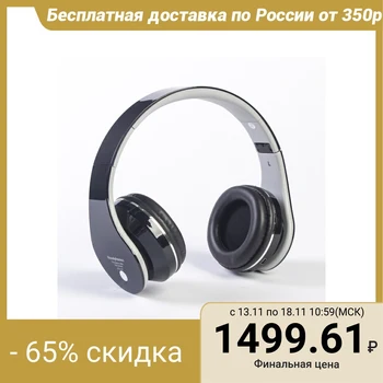 

Wireless Earphones LuazON, On-ear, microSD, FM, Folding, Black 2502719