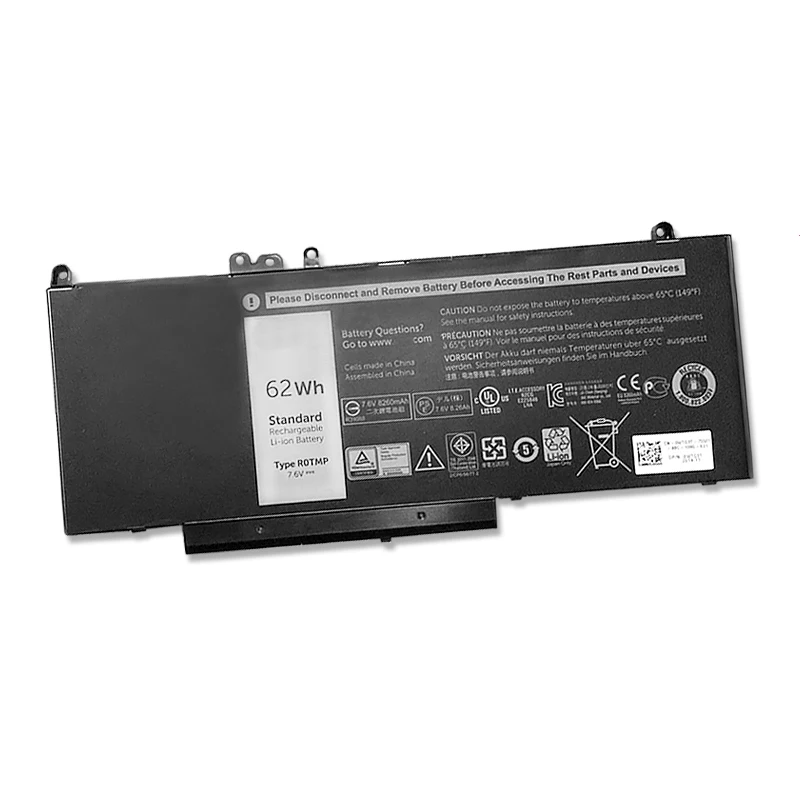 R9XM9 WYJC2 1KY05 G5M10 8260 мАч Новая батарея для ноутбука DELL Latitude E5450 E5470 E5550 E5570 8V5GX 7 6 V