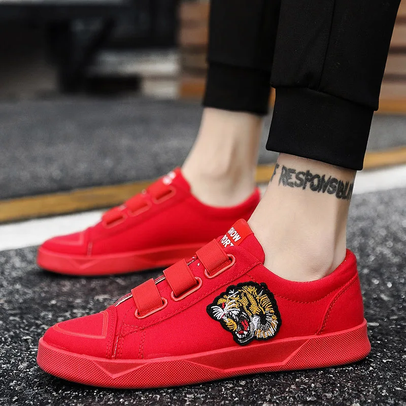 

2018 Summer Shoe Men's Korean-style Trend Lazy Canvas Shoes Slip-on Casual Social Shoes Versatile Cloth Shoes Trendy Shoes