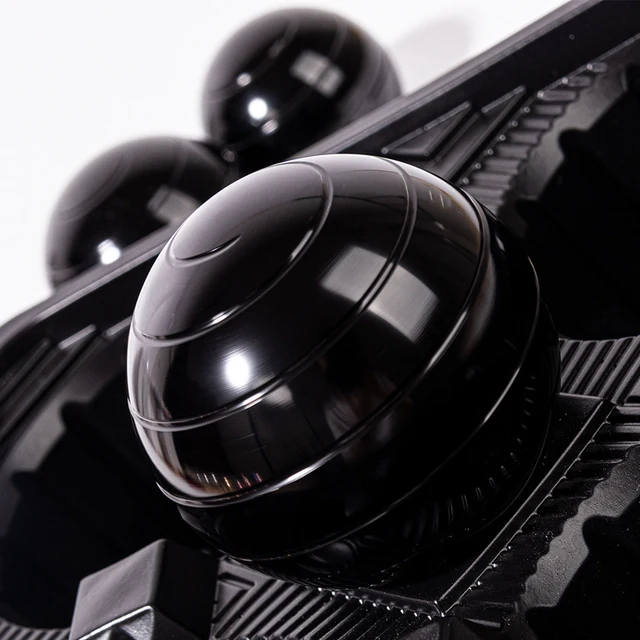 Metal Gyro Antil Stress Rotary Fidget Toy Inertial Fingertip Gyroscope Aluminum Alloy Round Kinetic Metal Ball Decompression Toy 5