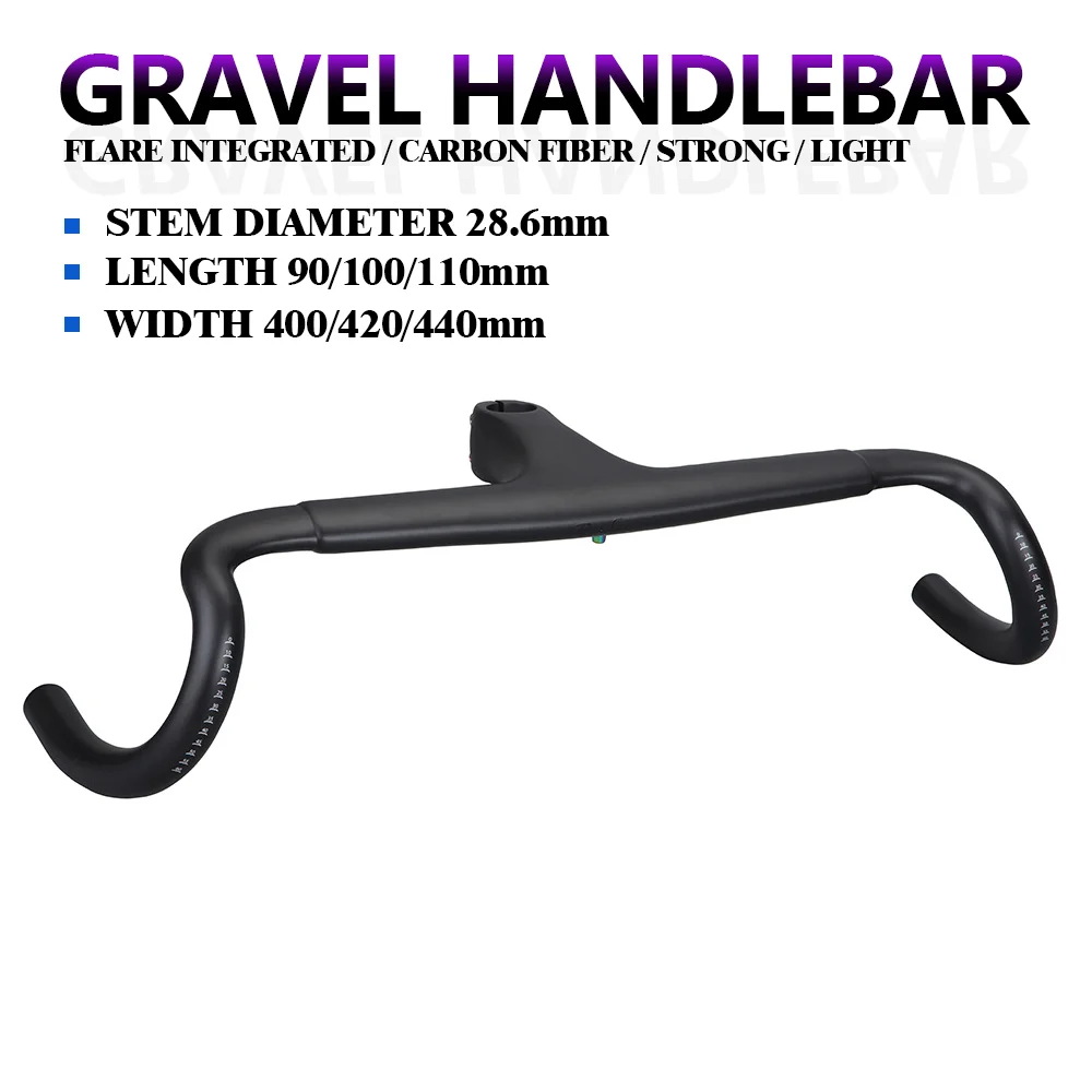 Carbon Fiber Road Bike Handlebar Gravel Bike Handlebar Cycling 2023