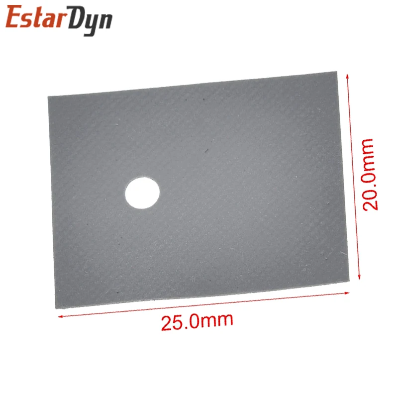 Silicone Insulation Pads 10pcs Large TO-3P TO-247 Silicone Sheet Insulation Film