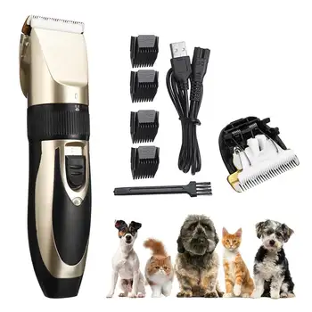 

Professional Pet Dog Hair Trimmer Animal Grooming Clippers Pet Shaver Cat Haircut Machine Shaver Electrical Scissor Clipper