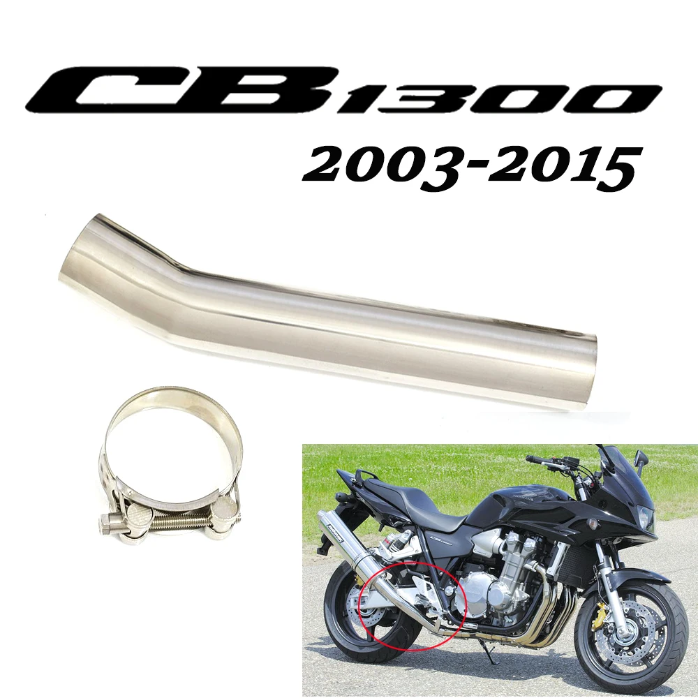Слипоны для Honda FZS 600 Fazer CB1300 CB 1300 средняя контактная труба Yamaha 2001 выхлопной