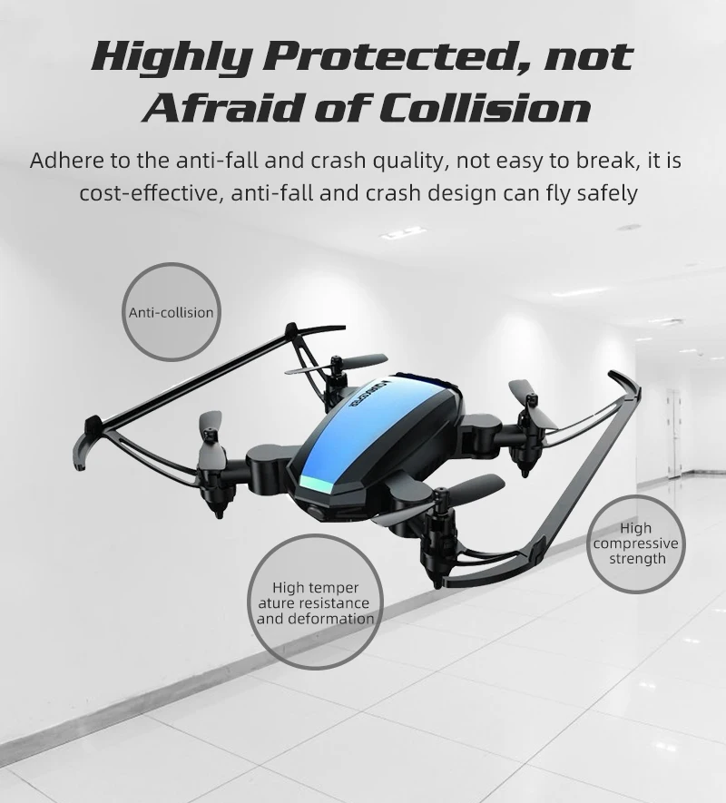 Global Drone складной мини Wifi Дроны для начинающих подарки игрушки для детей RC вертолет Квадрокоптер Карманный Дрон VS H36 E61 S9W