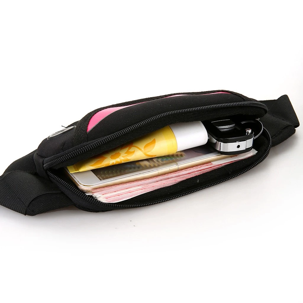 Waist Bags Running Fanny Pack Women Sport Bags Jogging Pack Cycling Phone Pocket Waterproof Belt Wallet With Anti-theft 819