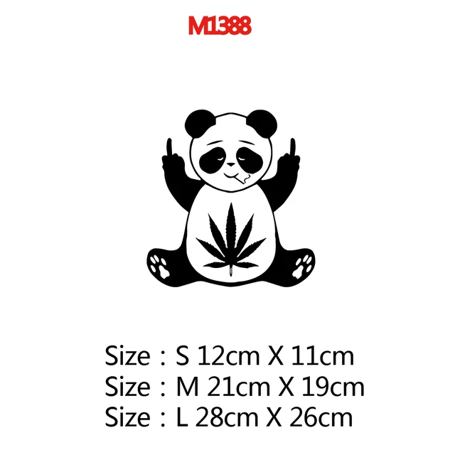 Cute Panda Car Sticker Funny Sticker Vinyl Decal Waterproof Decoration Accessories Car Decal M1388