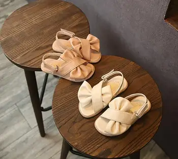 

2020 Summer Kids Sandals For Girls Princess Shoes Children Beach Little Girls Open Toe Flat Pearl Casual Sandals Fashion Party