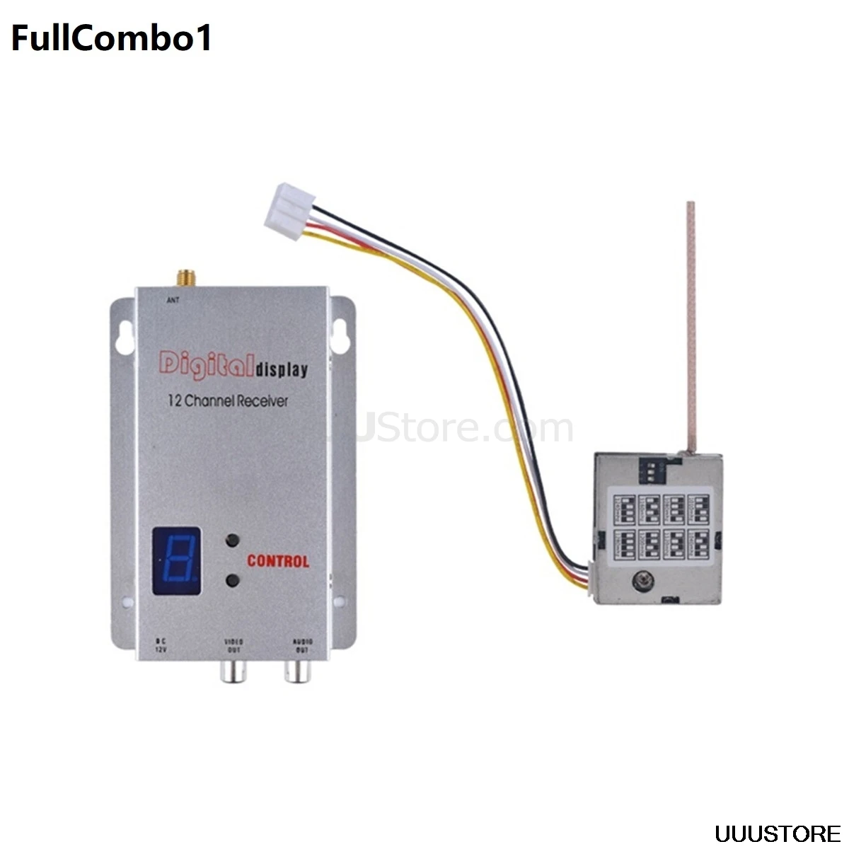 New 1.2G 1.2Ghz 200mW Wireless 8CH Audio Video FPV Transmitter With 12CH FPV Receiver Combo For RC FPV Racing Drone Models 1 New 1.2G 1.2Ghz 200mW Wireless 8CH Audio Video FPV Transmitter With 12CH FPV Receiver Combo For RC FPV Racing Drone Models