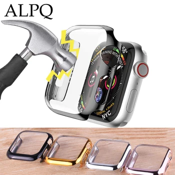 

For Apple iPhone Watch 42mm 38mm 40mm 44mm Case Cover iwatch Series 4 3 2 1 Protective Case Protector Plating Cover She
