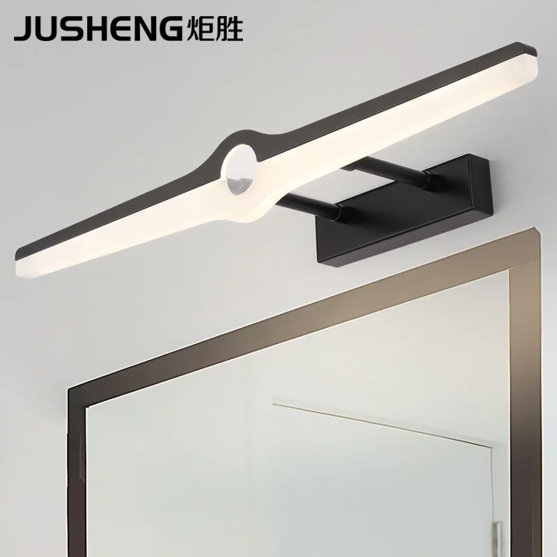 

Ju sheng Mirror Cabinet Lamp LED Minimalist Modern Is Closed And Waterproof Fog Retractable Bathroom Mirror Lamps
