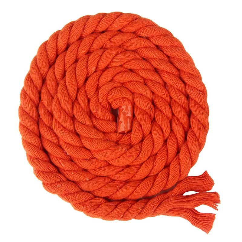 5/10 Meters 10mm Cotton Rope Three Twisted Cord For Home Decor DIY
