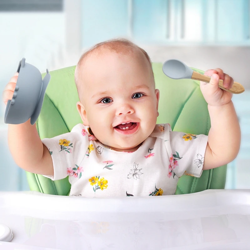 The Baby Toon™ Silicone Teething Spoon