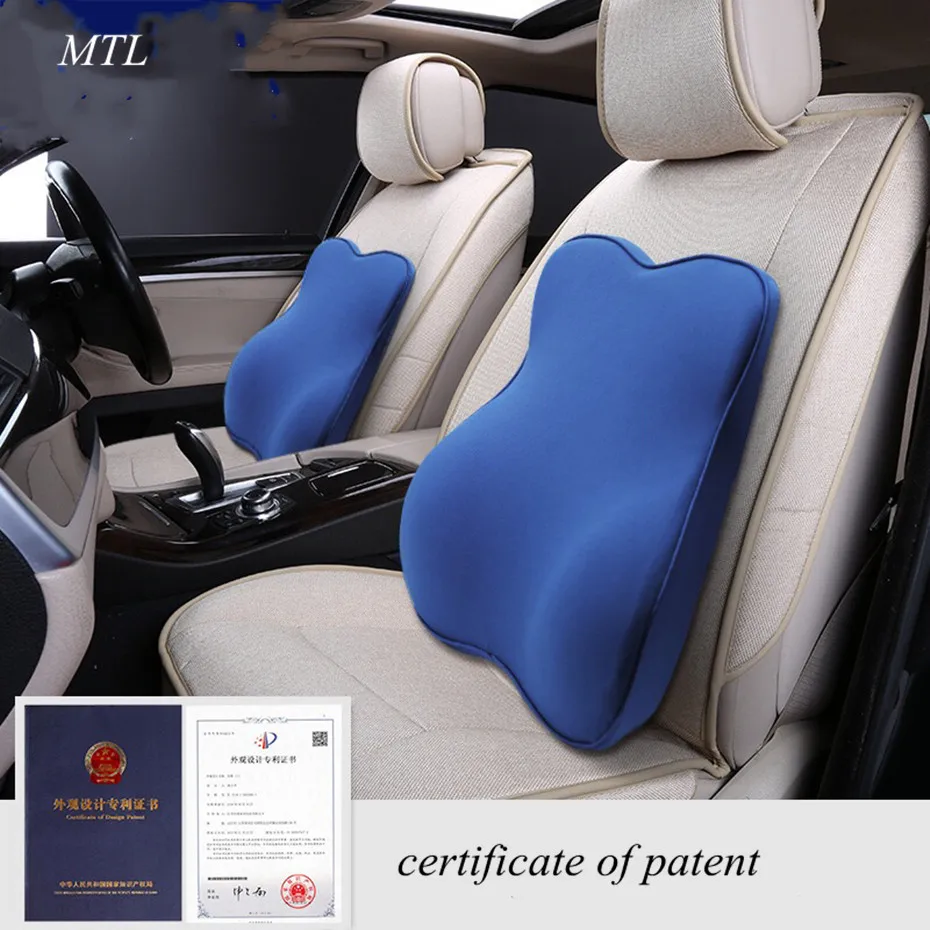MTL 3D Memory Foam задняя подушка для поддержки поясницы моющаяся сетчатая ткань автомобильное кресло НИЖНЯЯ ЗАДНЯЯ Подушка массажная Талия Подушка