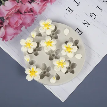 

chrysanthemum Silicone Molds Fondant Craft Cake Candy Chocolate Sugarcraft Ice Pastry Baking Tool Mould Silicone Candy Mold 3D