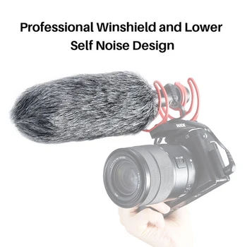 

DLSR Microphone Furry Muff Windshiled Windscreen Deadcat for Q3 /Deity D3 Pro/Rode NTG5 NTG1 NTG4/Sennheiser MKH 8060 Microphone