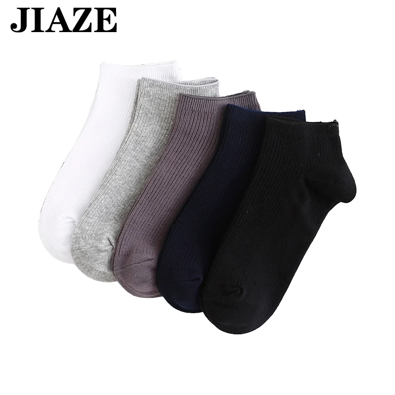 

JIAZE Deodorant socks Men Socks Solid Color Cotton Casual Socks Summer Excellent Quality Breathable Male Socks