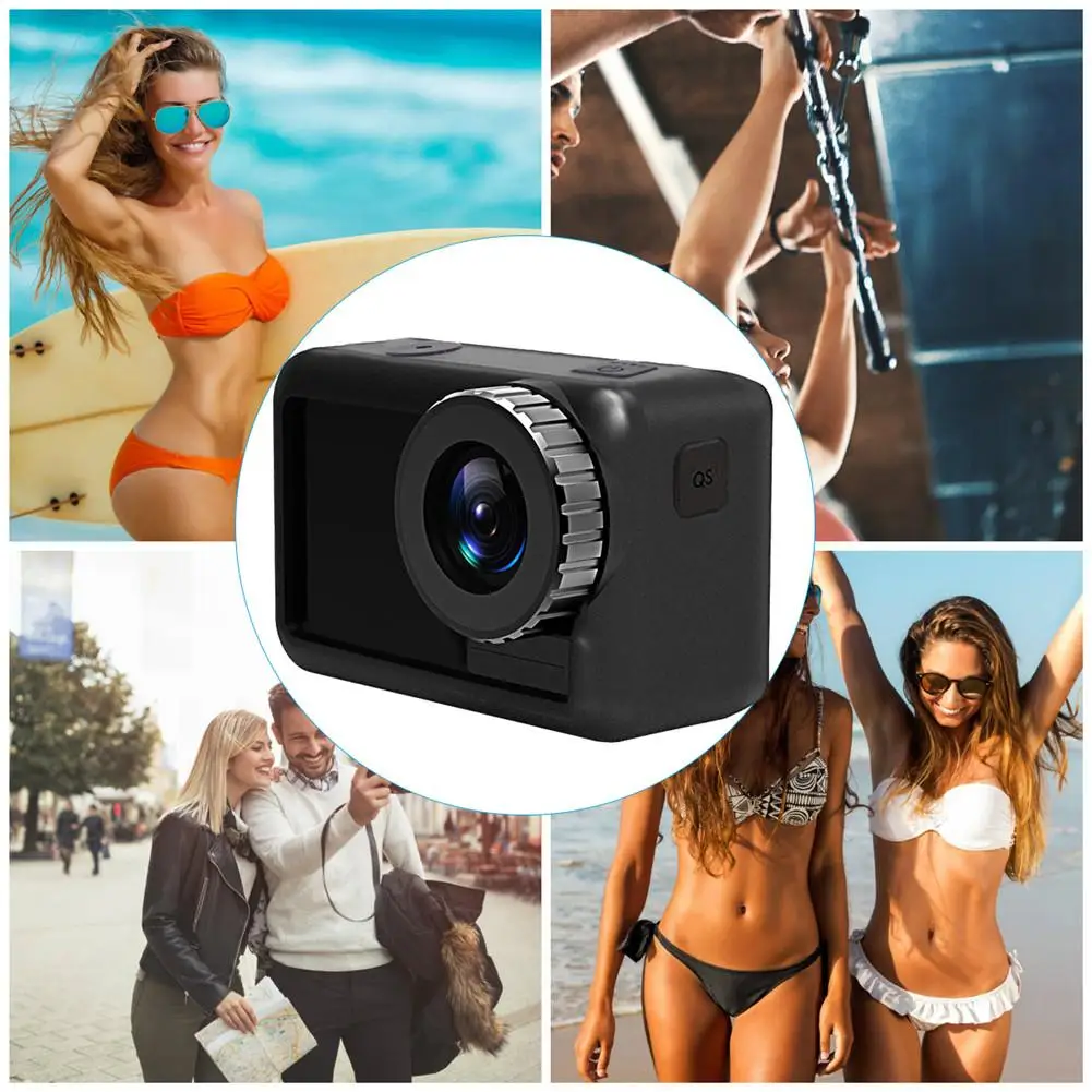 Черный силиконовый чехол защитный для спортивной экшн-камеры DJI OSMO износостойкий