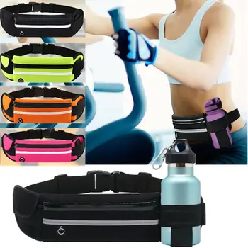 

Dual Pocket Running Belt Phone Pouch Waist Bag Sports Travel Fanny Pack Men Wome