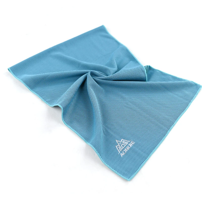 AONIJIE 4041 быстросохнущее полотенце с сеткой для пляжа, фитнеса, тренажерного зала, йоги, бега, кемпинга, впитывающее детское полотенце для плавания - Цвет: Sky Blue