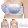 Women Strapless Bra Plus size 32-46 B/C/D/DD/E/F/G Half Cup Multiway Balcontette Bra with Straps N059 ► Photo 3/6