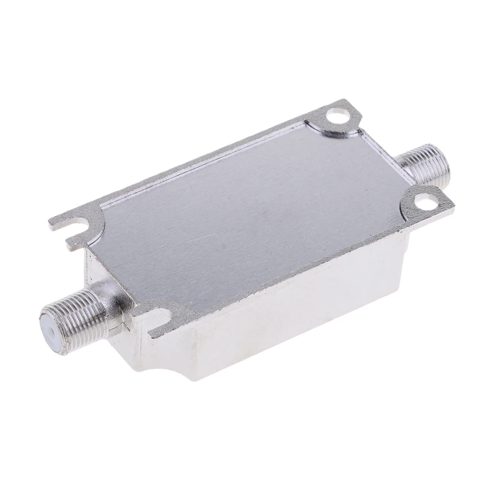 Satellite Signal Booster 20Db Gain Inline er 950-2150MHZ For RG6 Cables