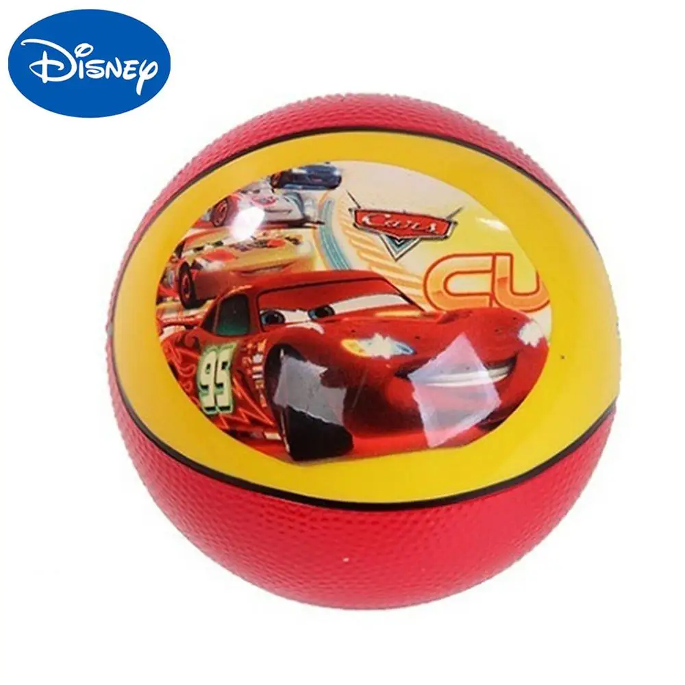 Дисней игрушка мяч 15 см мягкое касание ПВХ детские спортивные надувные игрушки на тему баскетбола дети девочка и мальчик день рождения подарки на Рождество - Цвет: Cars