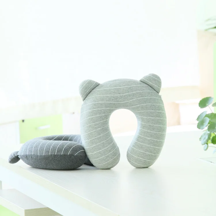 Мультяшная u-образная эргономичная подушка с защитой для шеи отскок пены памяти подушки забота о здоровье подголовник для офиса полета автомобиля Путешествия