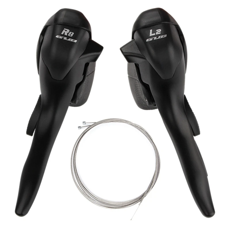 GUB Dual Control Levers Bike Shifters Brake Lever 2X8 Speed Road Bike