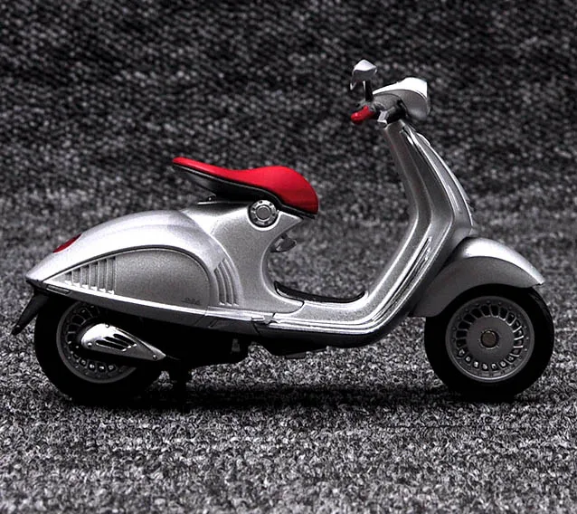 Welly 1/18 VESPA скутер мотоцикл литье под давлением дисплей Модель игрушки для детей мальчиков девочек
