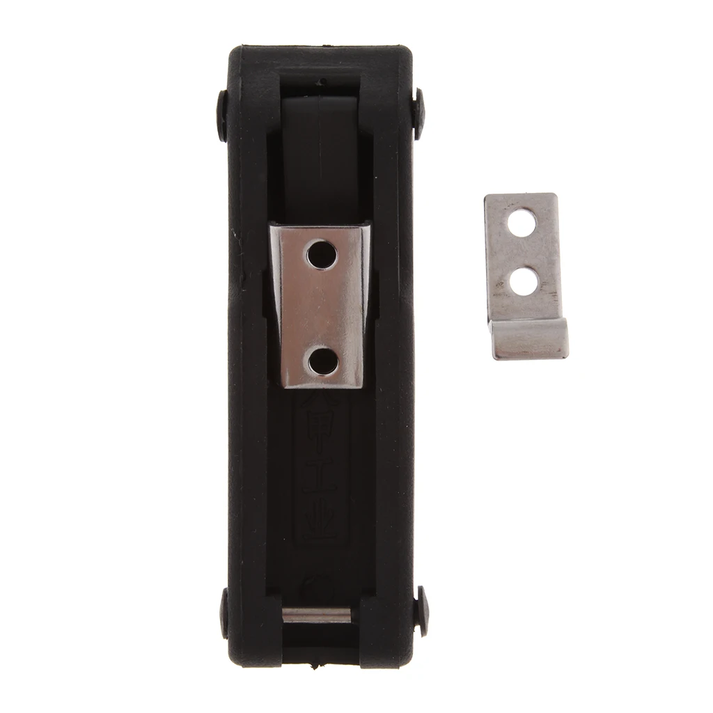 Flexible Draw Latch Soft Black Rubber Replacement for Marine/Boat/RV/Sailing