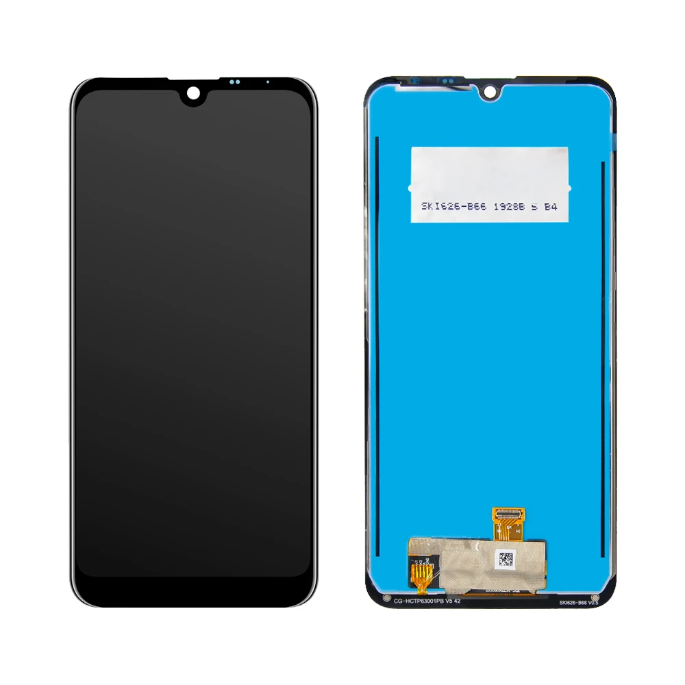 Для LG Q60 lcd кодирующий преобразователь сенсорного экрана в сборе для LG Q60 дисплей с заменой рамки K12 Prime LMX525BAW LM-X525