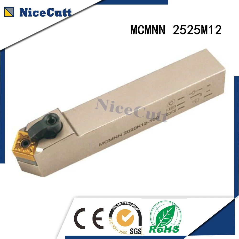 MCMNN2525M12 Nicecutt внешний токарный инструмент держатель для CNMG вставной | Инструменты
