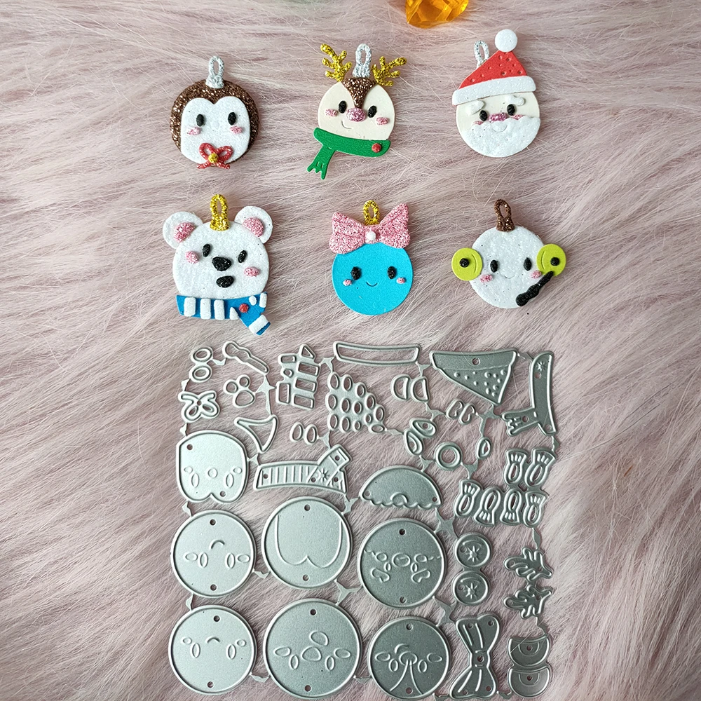 

New Christmas decorations, snowman dolls metal cutting die mould scrapbook decoration embossed photo album decoration card