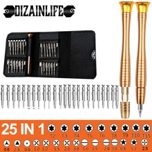 Zestaw wkrętaków precyzyjnych 25 w 1 wielofunkcyjny zestaw narzędzi do otwierania Torx Mini zestaw wkrętaków sześciokątnych do telefonu Xiaomi PC