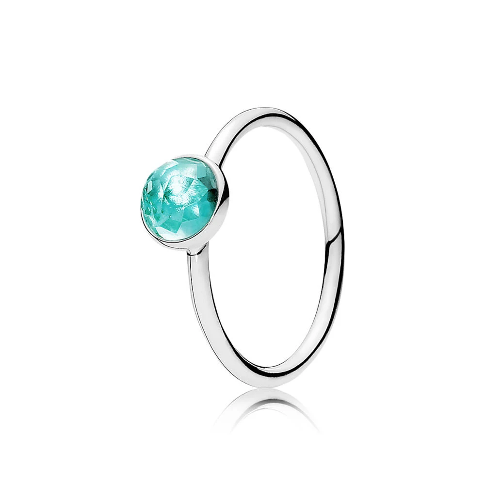 Pan's December Birthday Stone Simple and Versatile Ring To Give Girlfriends Girlfriends Special Holiday Gifts 