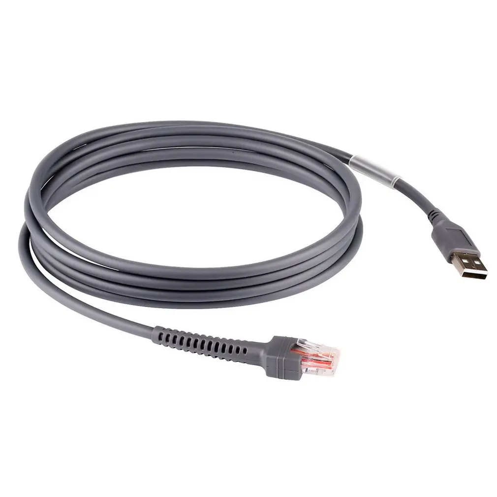 6 футов USB к RJ45 кабель для символ LS1203 LS2208 LI2208 LS3008 LS4208 DS6708 сканер штрих кода CBA U01