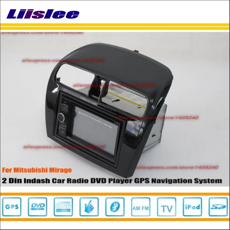 Автомобильный радиоприемник для Mitsubishi Attrage / Space Star 2012 ~ 2014 Reo CD DVD плеер GPS NAVI HD Touch