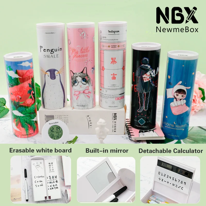 NBX чехол для карандашей большая емкость пенал макияж ручка прочный студентов