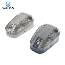 WADSN страйкбол выживания лампа HEL-STAR 6 шлем установленный Светодиодный Маркер зеленый красный ИК стробоскоп светильник водонепроницаемый военный оружие светильник s