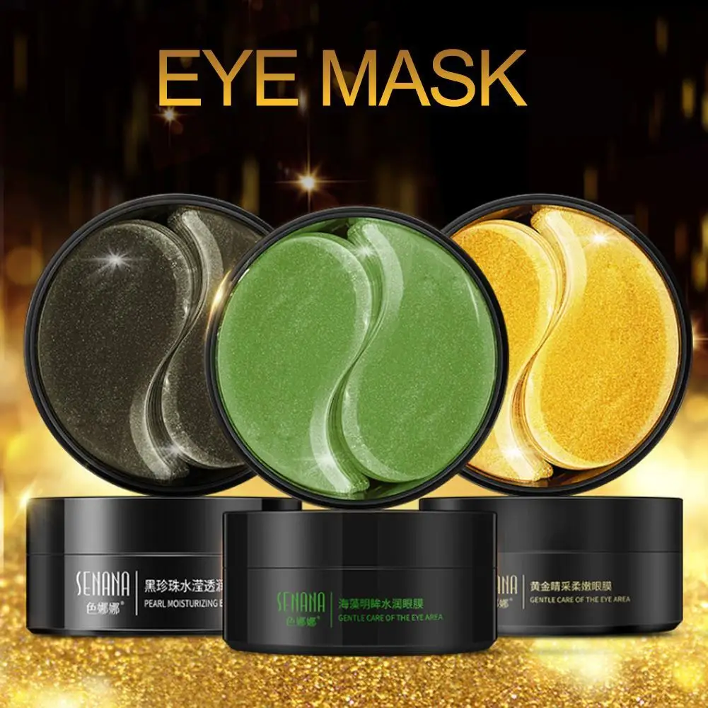 Горячая Hydraterende Collageen накладки на глаза Masker Tegen Rimpels Donkere Kringen Ogen Zakken подушечки Ageless Hydrogel Slapen патчи